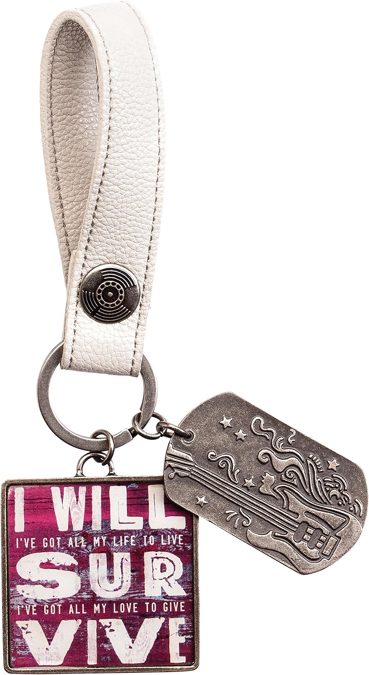 Lyricology Lyricology I Will Survive Keychain, Red