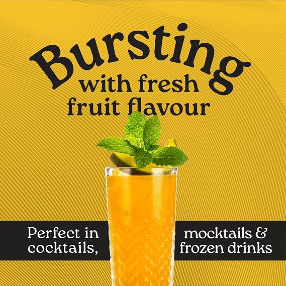 Finest Call Mango Puree | 1 Litre Bottle | Real Fruit | Cocktail Ingredient