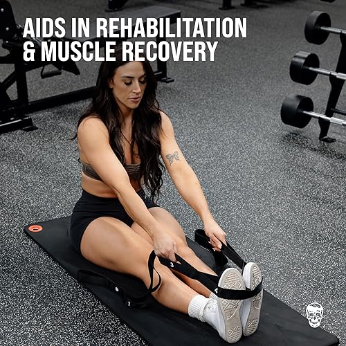 Miniatura 6 de Gymreapers Correa elástica para terapia física, banda elástica no elástica de 10 bucles, correa elástica de neopreno para yoga, pilates, ejercicio,