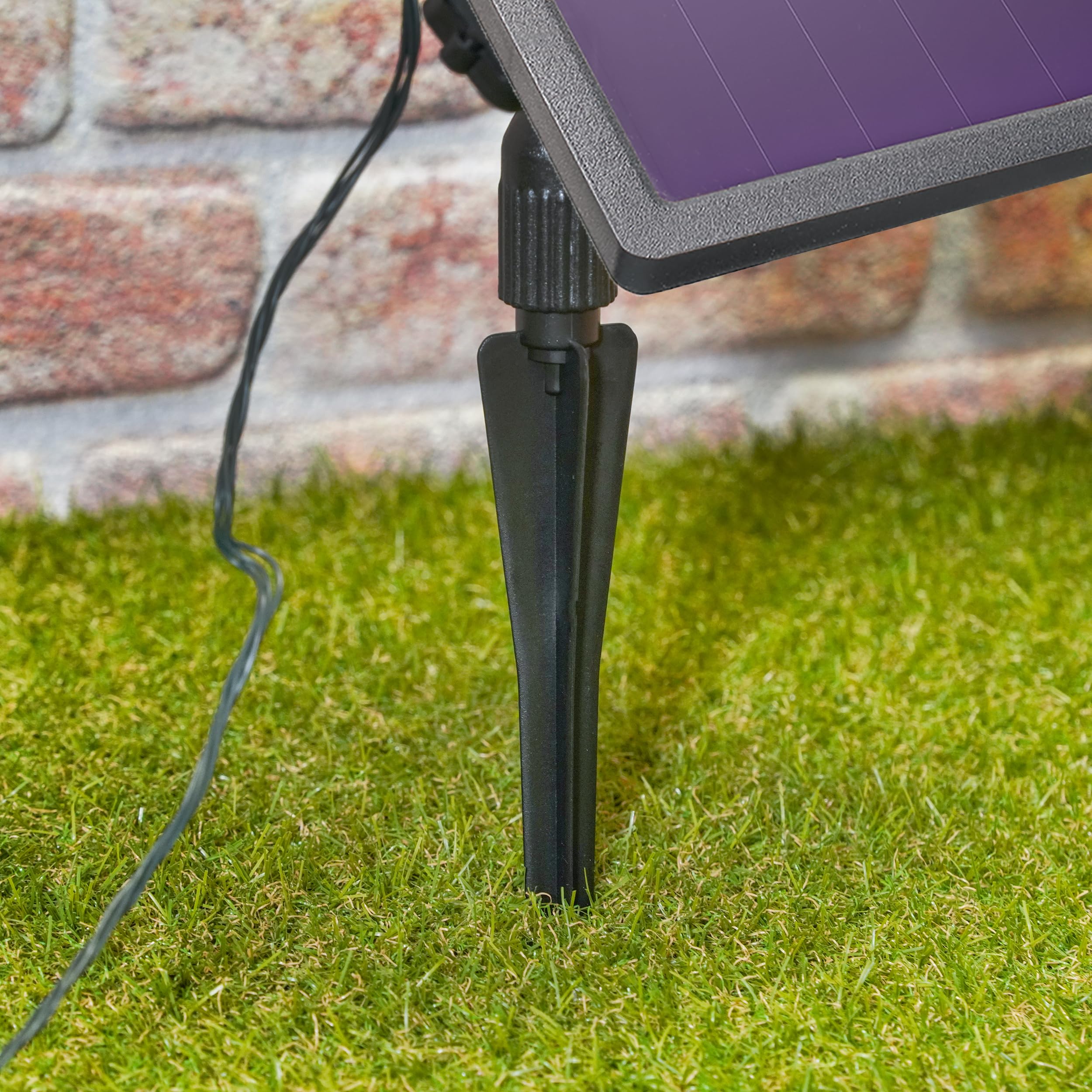 Esotec Solar LED-Lichterkette, 200 LEDs bernsteinfarben, 20m LED-Kette, LiFePO4 Akku, Solarmodul, Weihnachtsbeleuchtung outdoor, Gartendeko, winterfest, wetterfest 102569