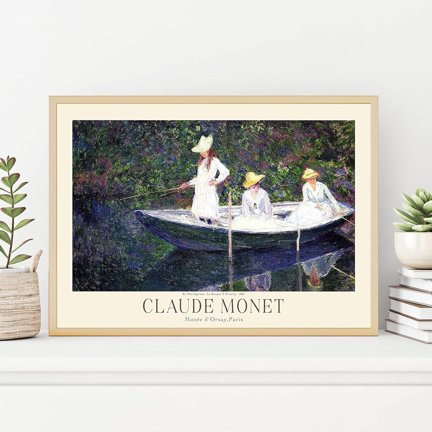 Claude Prints, Museum Gallery Exhibition Poster