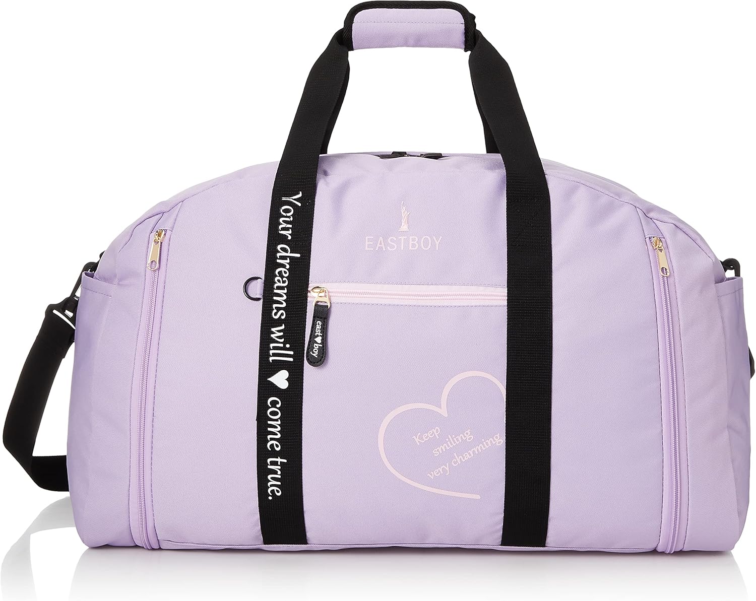 [EASTBOY] ボストンバッグ マカロン 拡張ボストン42～50L