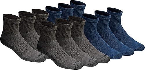 Miniatura 42 de Dickies Calcetines Dri-Tech para hombre con control de humedad, disponibles en tallas M-XXL (6, 12, 18 pares)