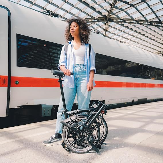 Brompton Folding Commuter Bike C Line 2-Speed | Compact, Lightweight, Urban Bike for Adults