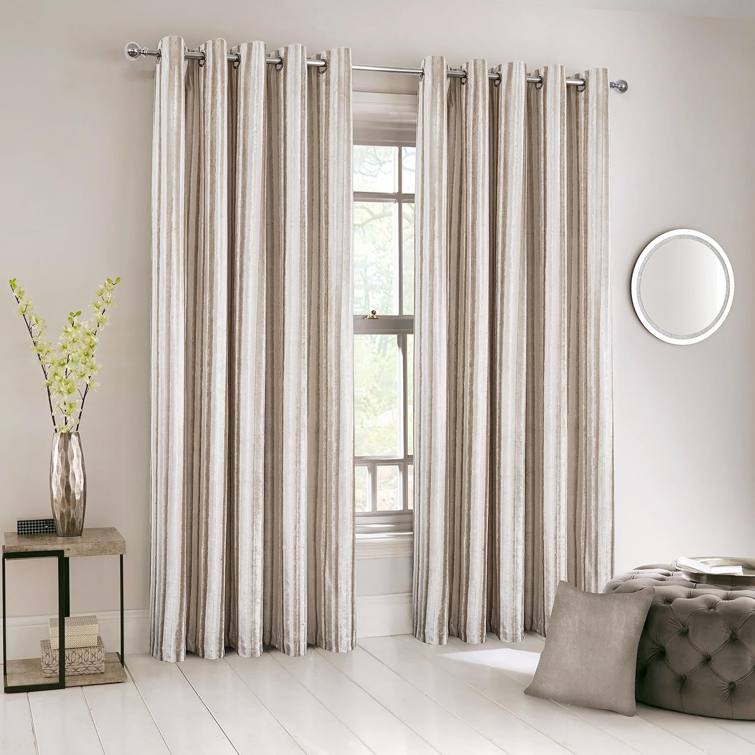 always4u 100% Blackout Curtains For Bedroom Luxury 2 Panels Thermal ...