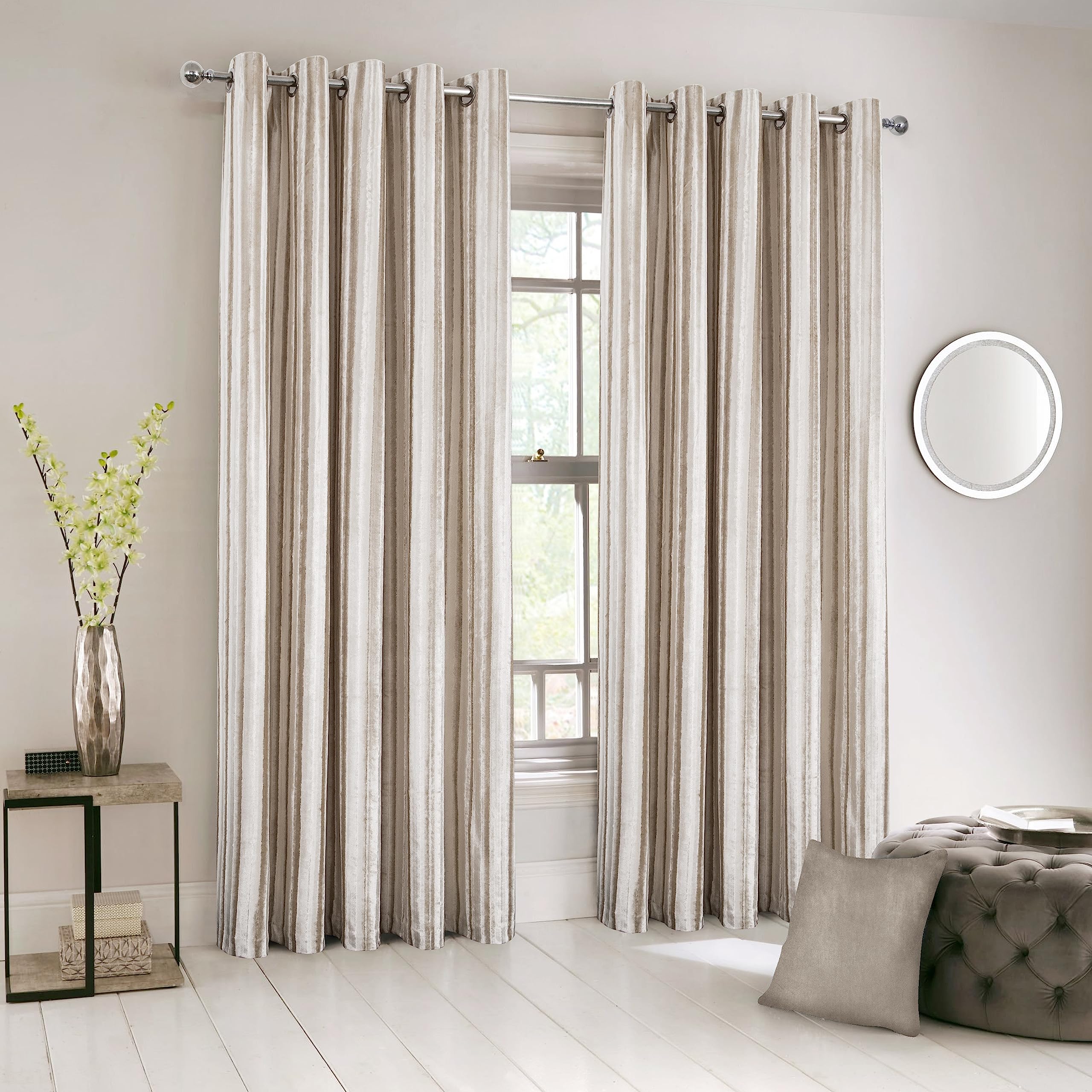 always4u 100% Blackout Curtains For Bedroom Luxury 2 Panels Thermal ...