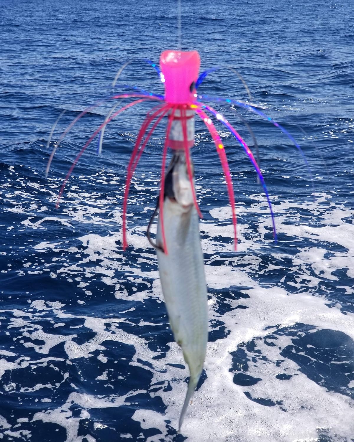 Lobo Lures #30M Skipjack Hybrid 2.0 Mylar Ahi Ballyhoo Tuna Dredge Heads Trolling Lure