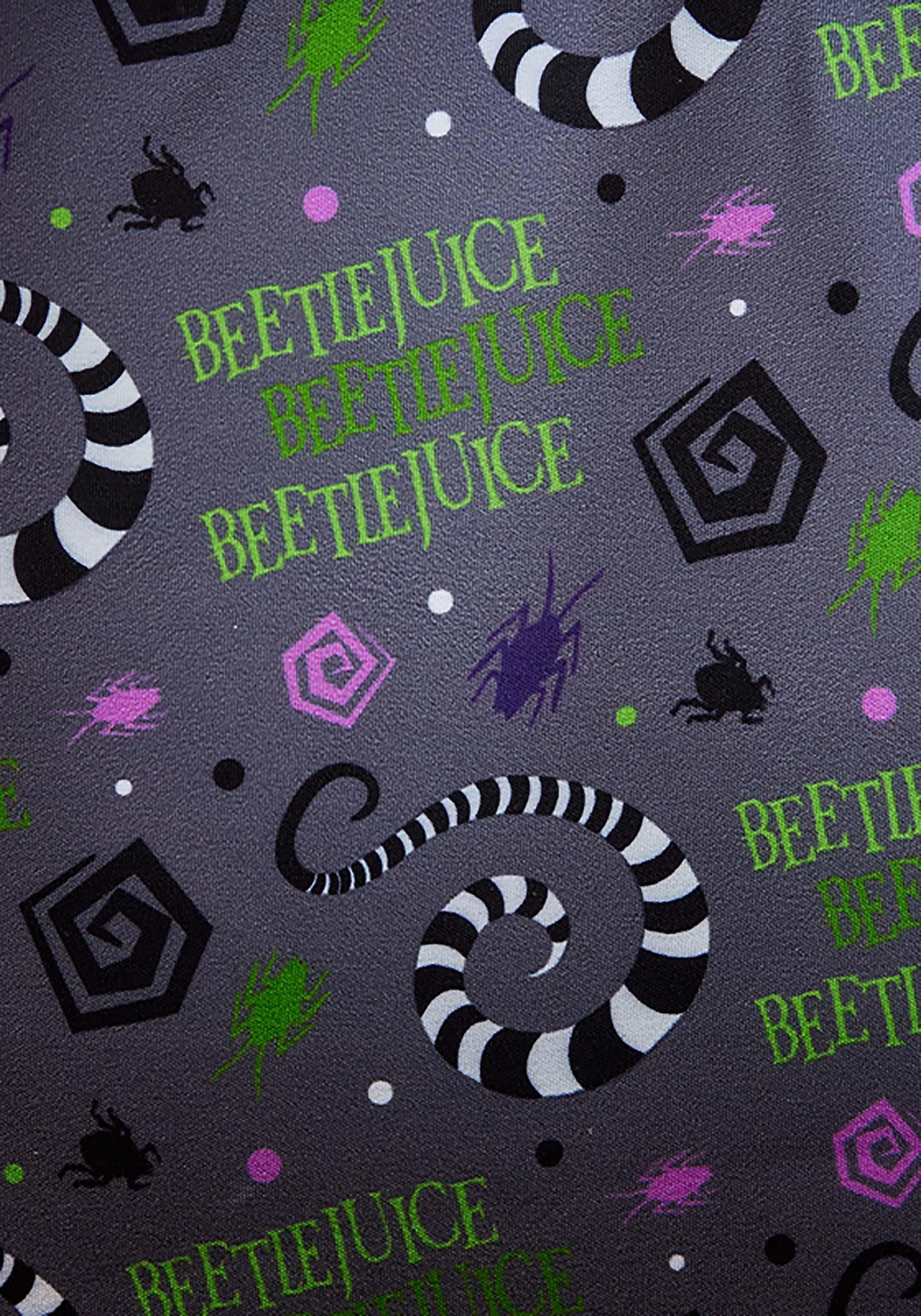 Loungefly Gray and Red Beetlejuice Backpack glow in the dark Beetlejuice Graveyard Glow-in-the-Dark Mini-Backpack  main image 2
