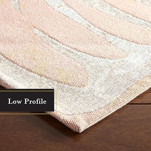 Miniatura 7 de TOWN & COUNTRY LUXE Livie Matisse Cutout Everwash - Alfombra decorativa lavable multiusos para cocina, tapete de pasillo de cocina, tapete de perfil