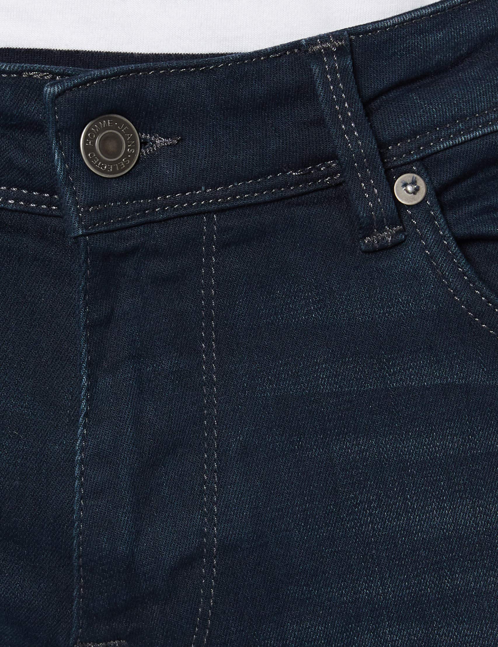 Selected Homme Slhstraight-Scott 6155 BB Su-st JNS Noos - Jeans Hombre