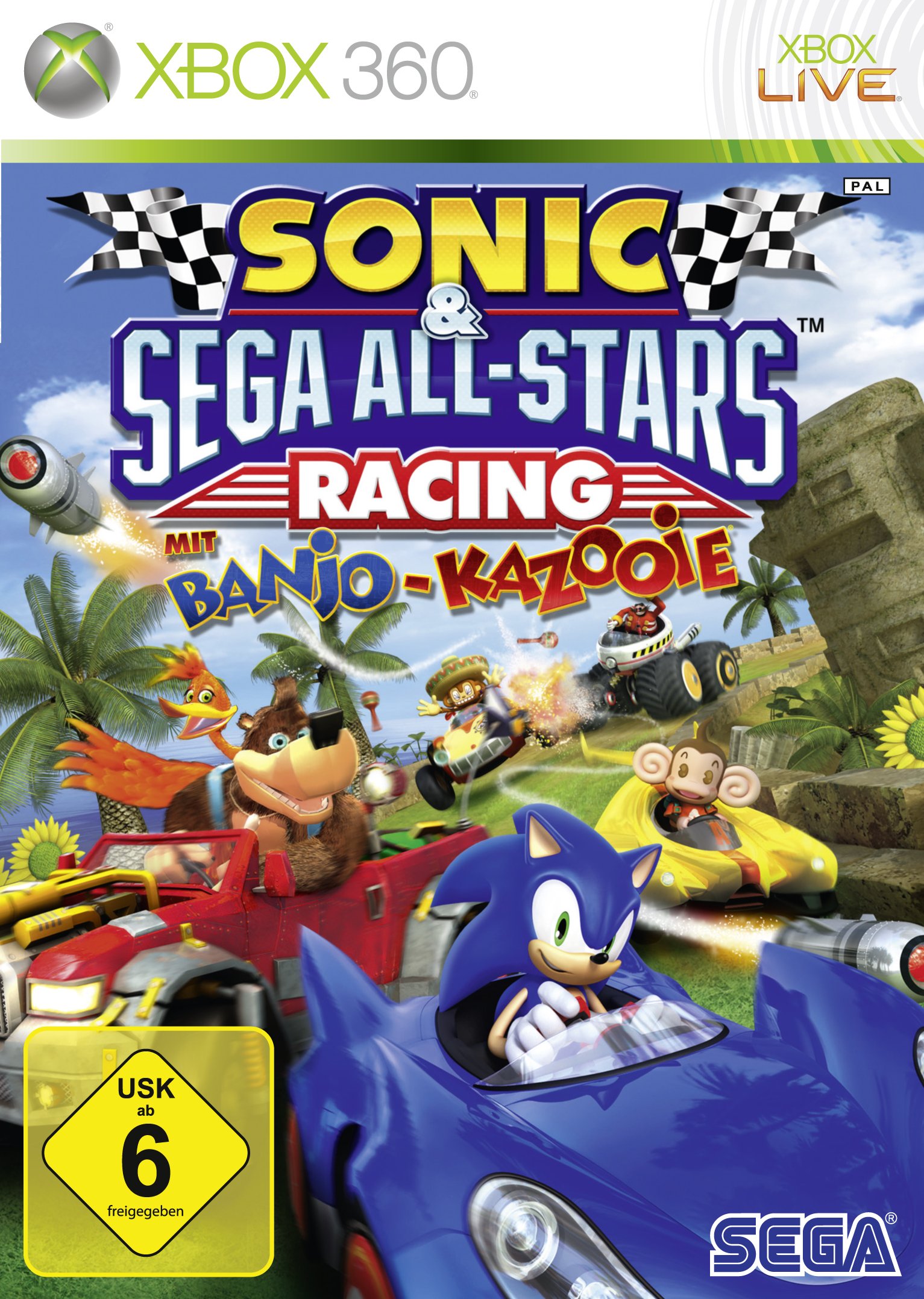 Sonic And Sega All Stars Racing With Banjo Kazooie Xbox