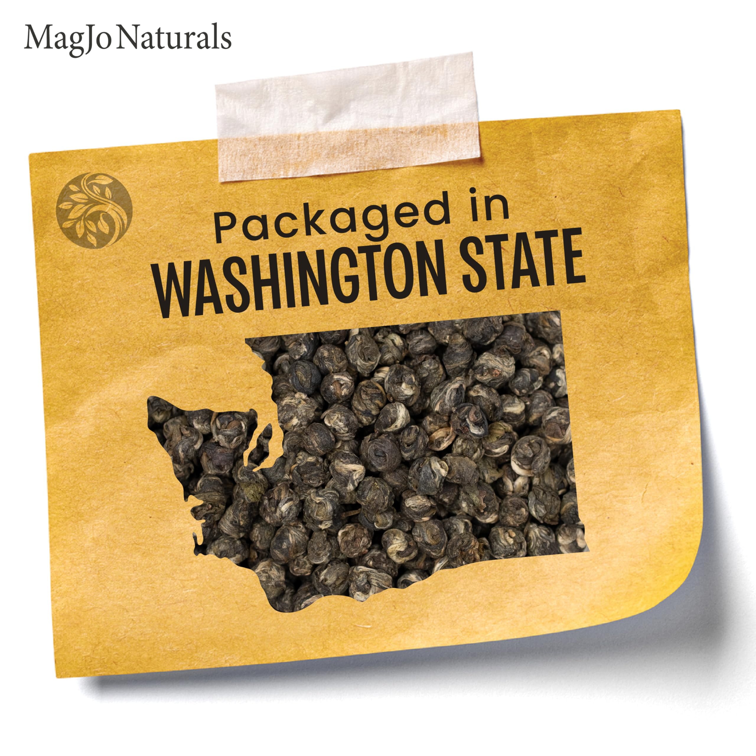 Imperial Jasmine Dragon Pearls | Té verde de hojas sueltas | Té verde jazmín con increíble aroma (16 onzas)