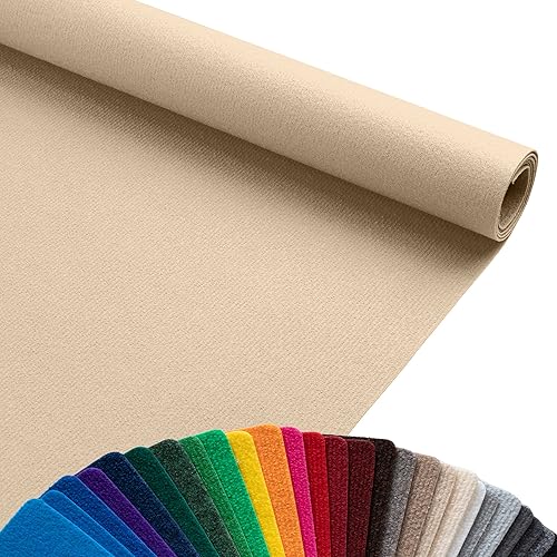 Primaflor Event-Teppich Meterware Dublin - Champagner, Viele Farben, Schwer Entf