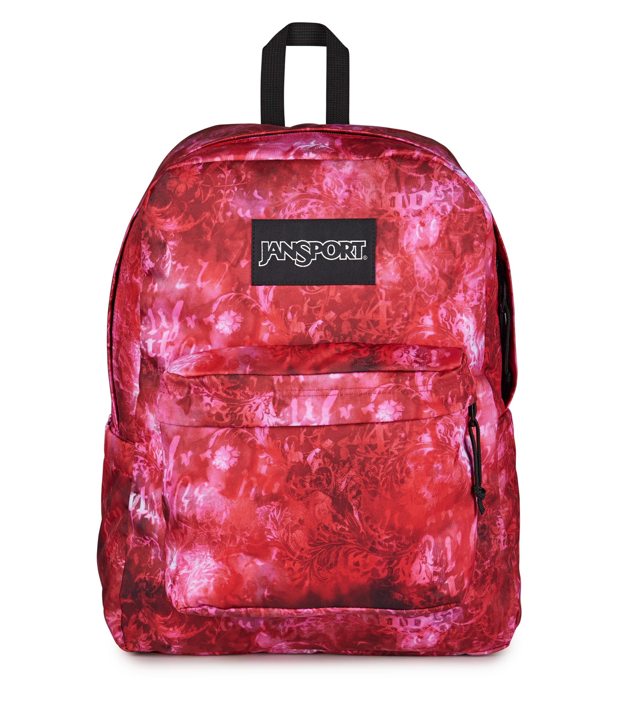 JanSport SuperBreak Plus Backpack Afflicted Dyed Red
