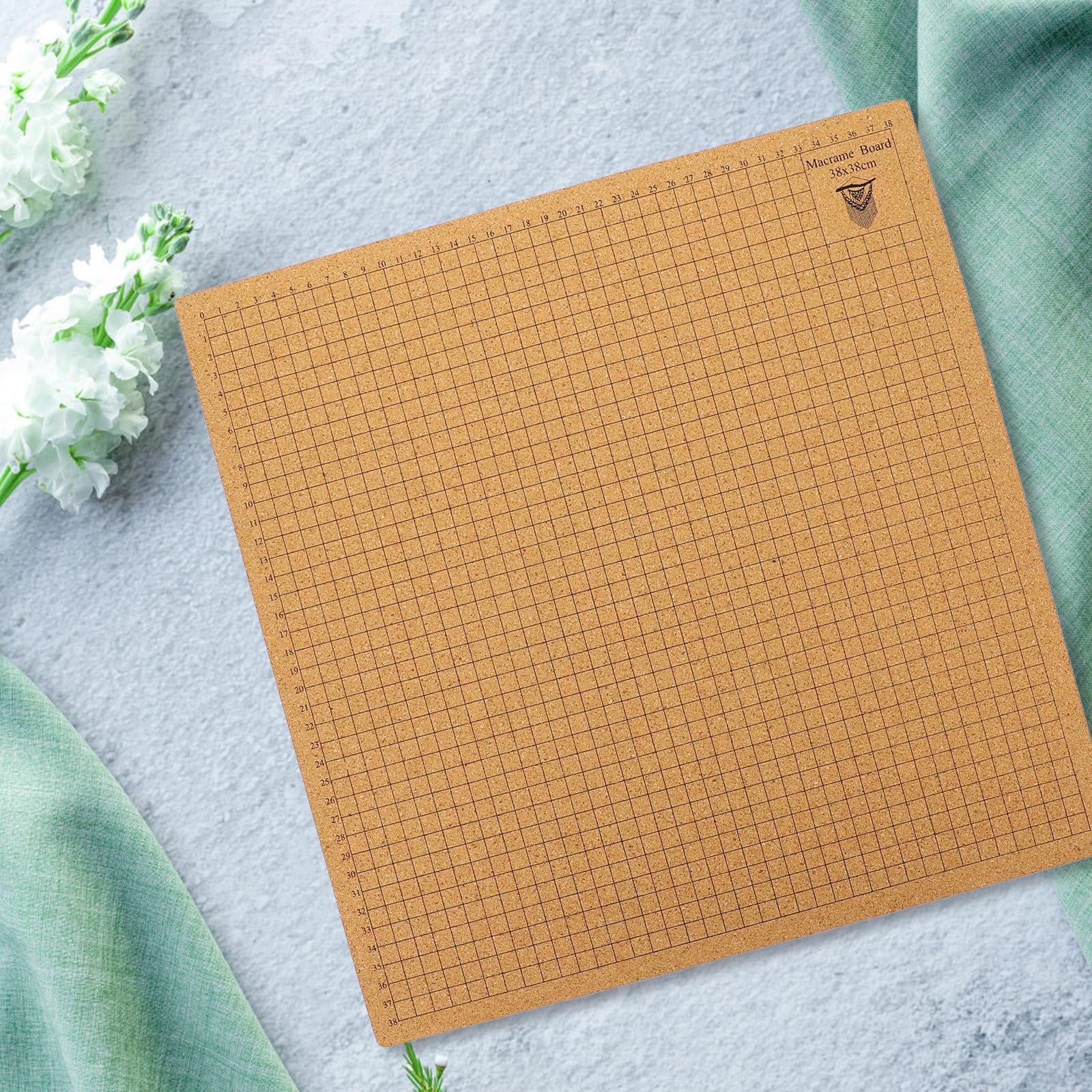 Alipis Tablero de Corcho para Macramé Alfileres en T de Acero Inoxidable, Tablero Suave para Proyecto de Pulsera DIY, Adecuado para Manualidades y Artesanía