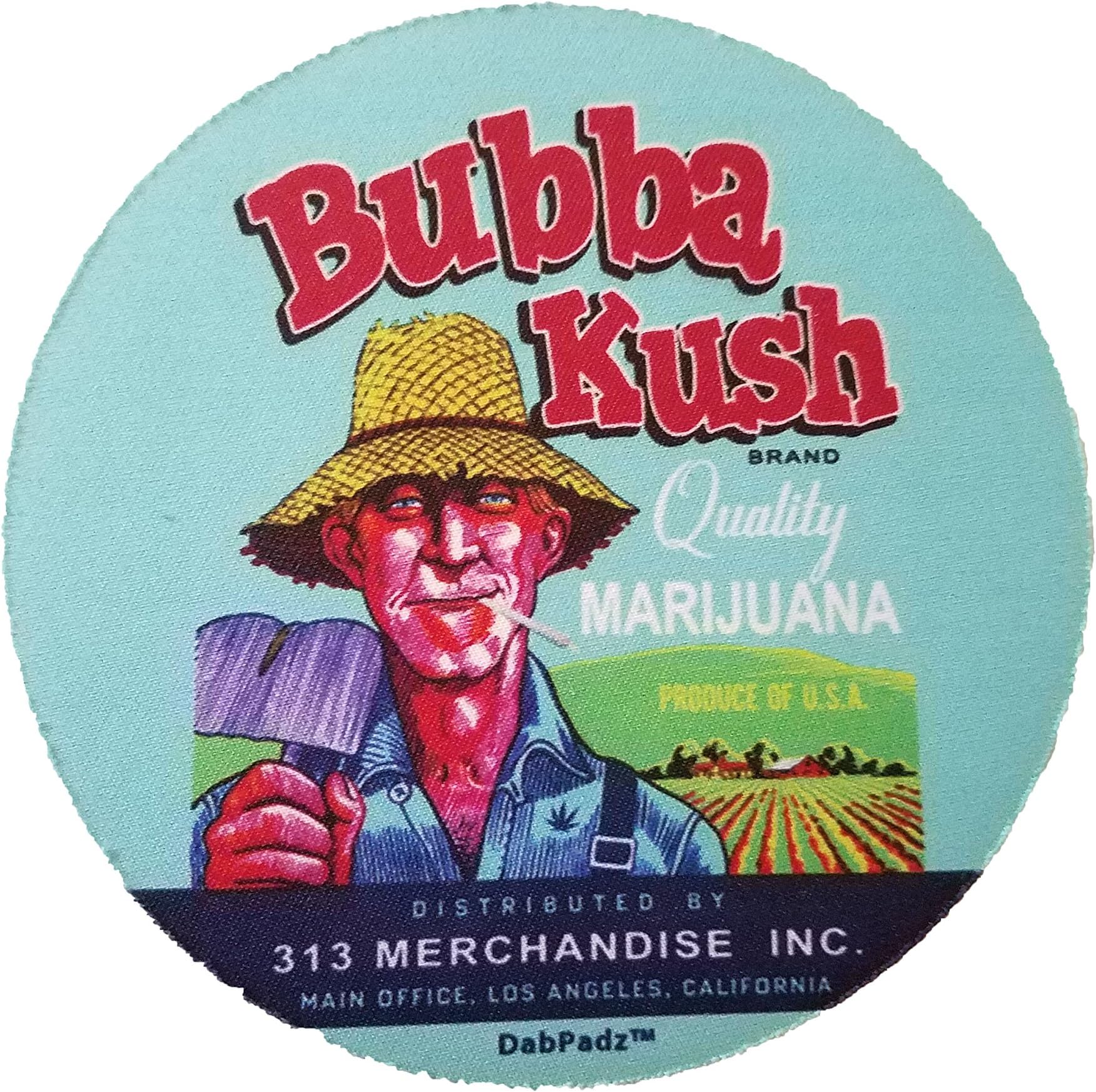 Bubba Kush 5" Round Fabric Top Dab Mat/Pad