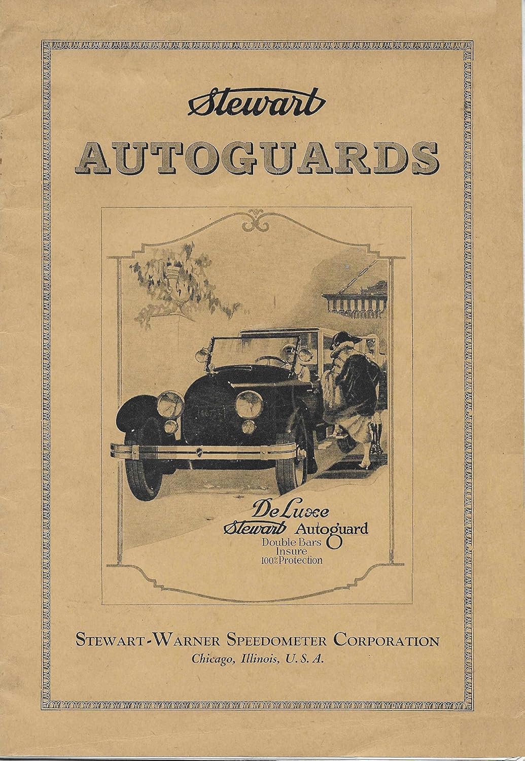 Stewart AUTOGUARDS Stewart Warner bumper catalog 1920s30s Stewart