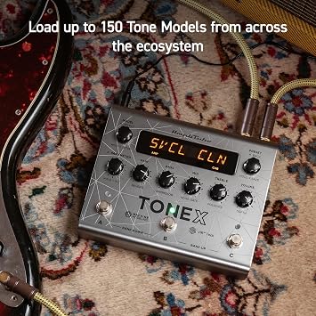 TONEX Pedal Bass Edition - Bass Guitar Pedal for AI Machine Modeled Amps, Cabs, Stomps with Onboard FX, Midi, VIR Cabs and Custom IR Loader