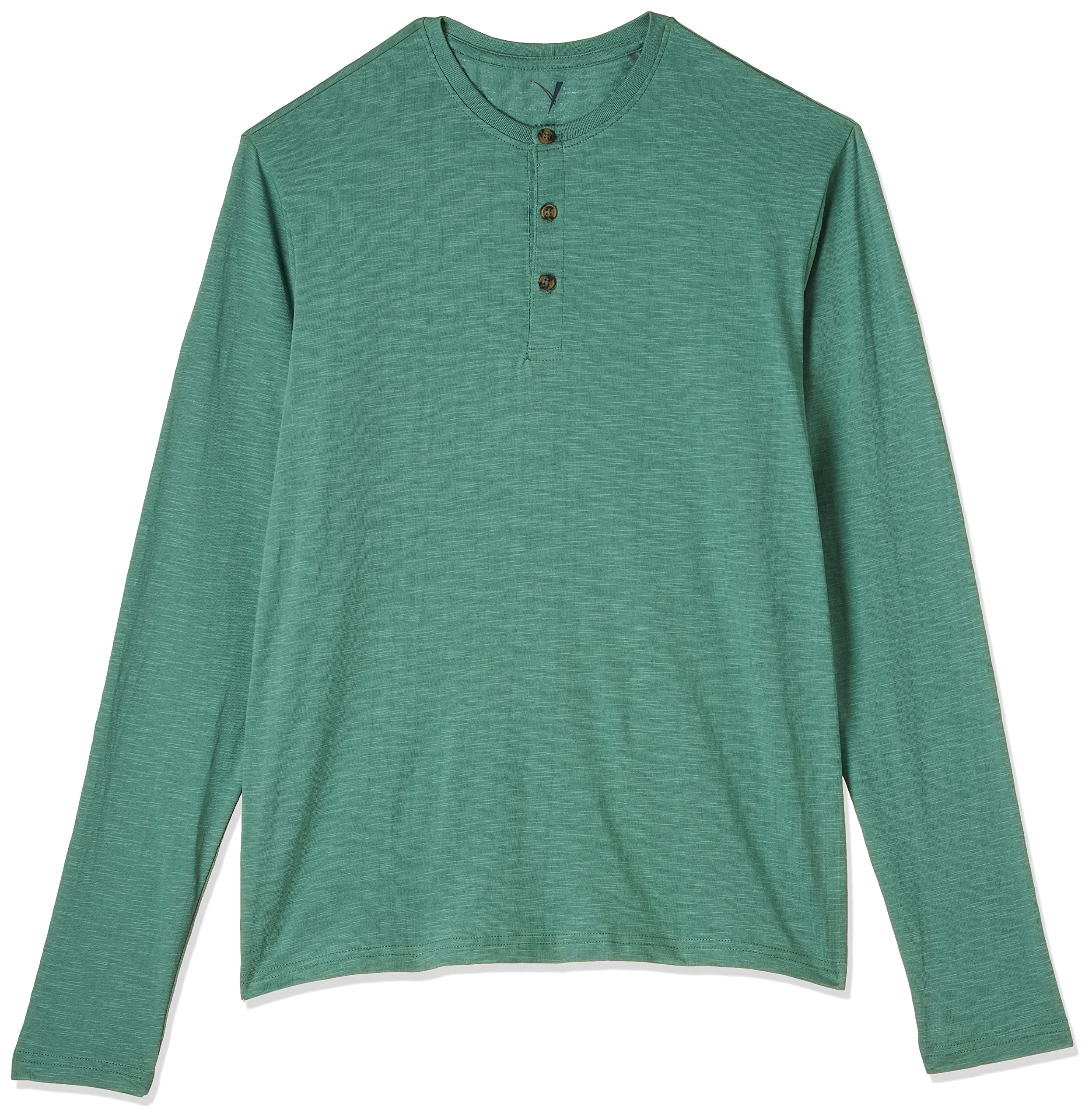 YOIMen's Long Sleeve Henley T-Shirt