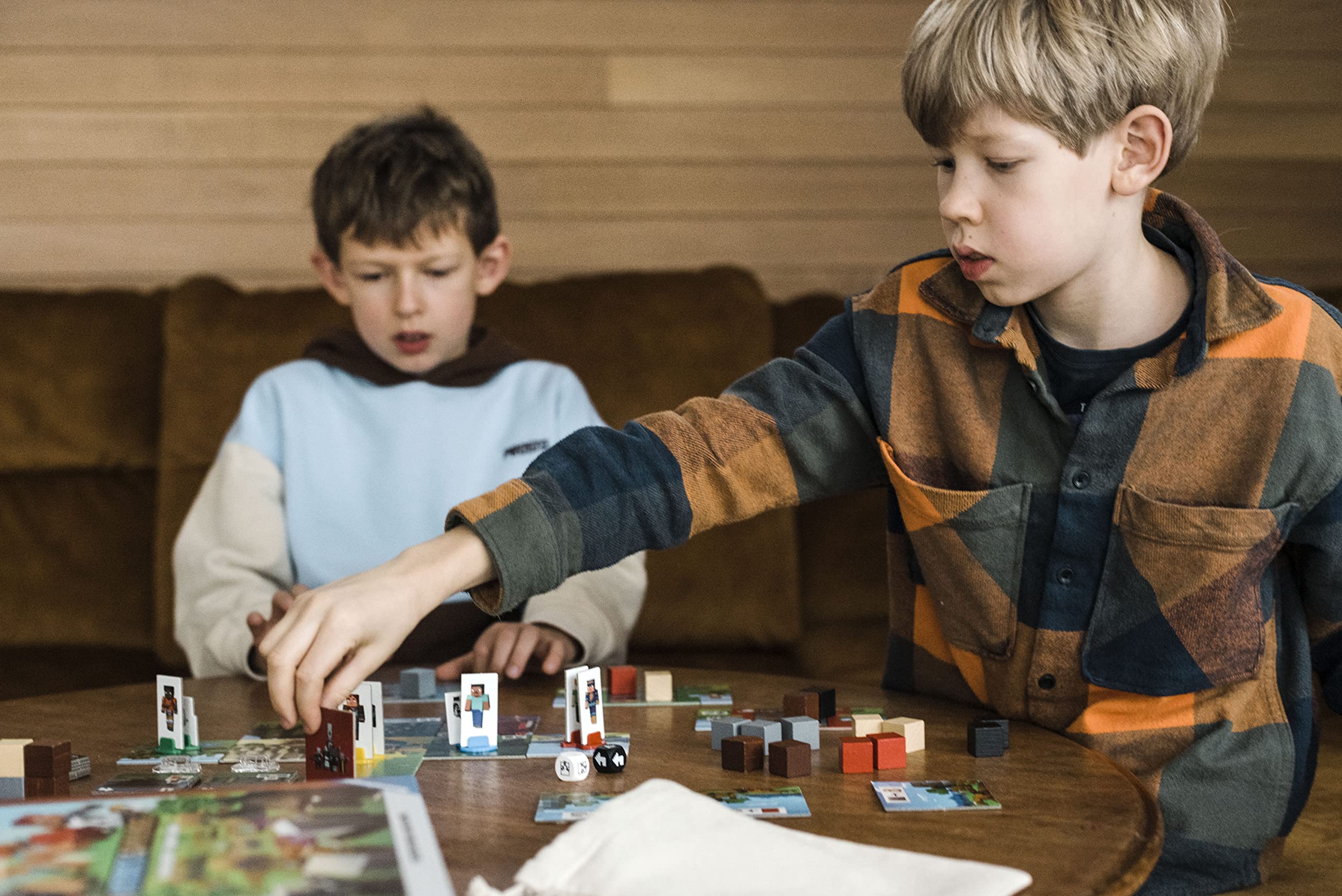 Ravensburger, Juego de mesa Minecraft para niños - Salva el pueblo