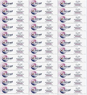 Crest Pro Health Gum and Sensitivity Toothpaste, for Sensitive Teeth, Travel Size, Fluoride Toothpaste for Anticavity, Antigingivitis and Sensitivity, 20ml case of 36