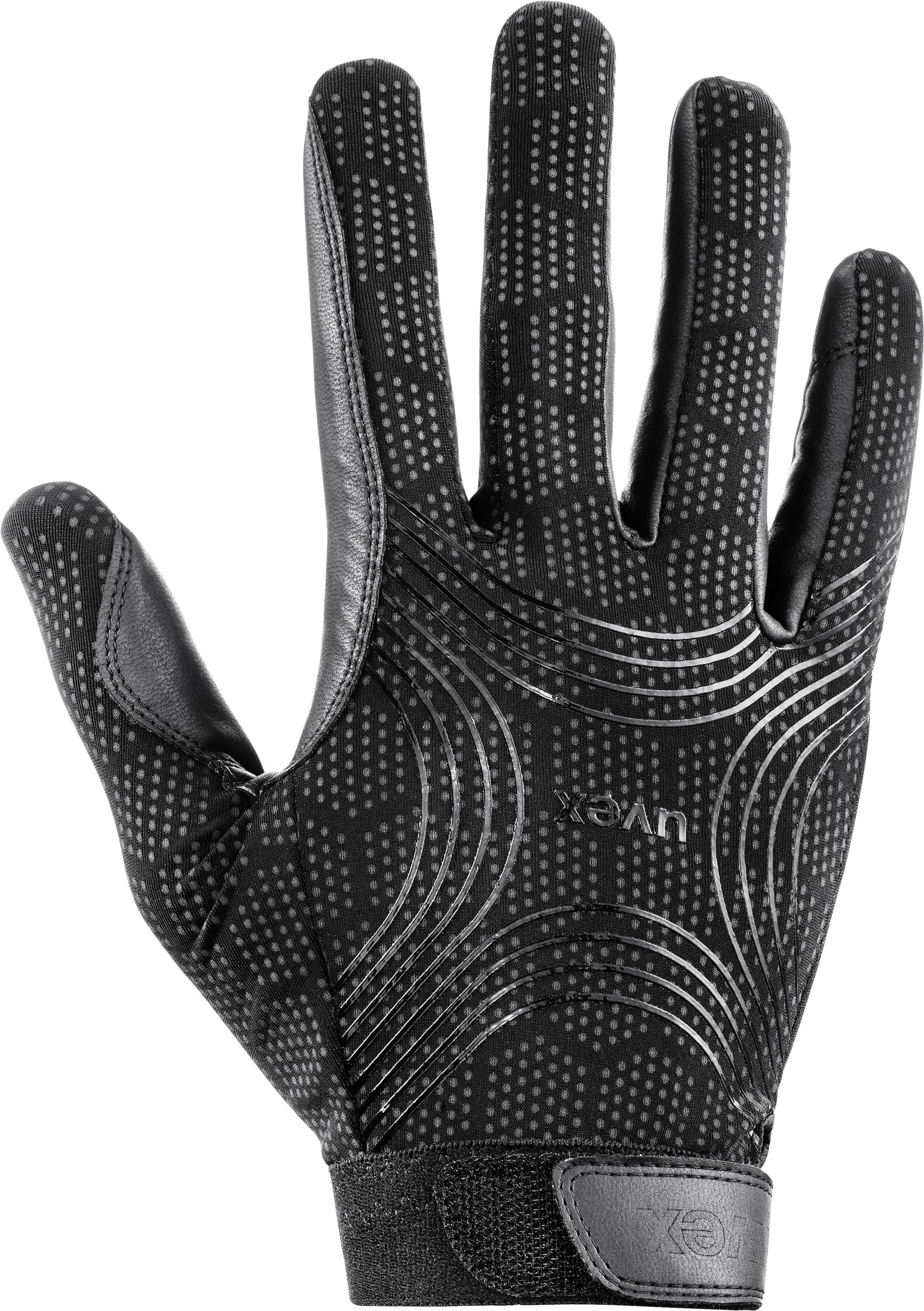 Uvex Ceravent - Flexible Riding Gloves for Men and Women - Durable - Excellent Grip - Black - 9
