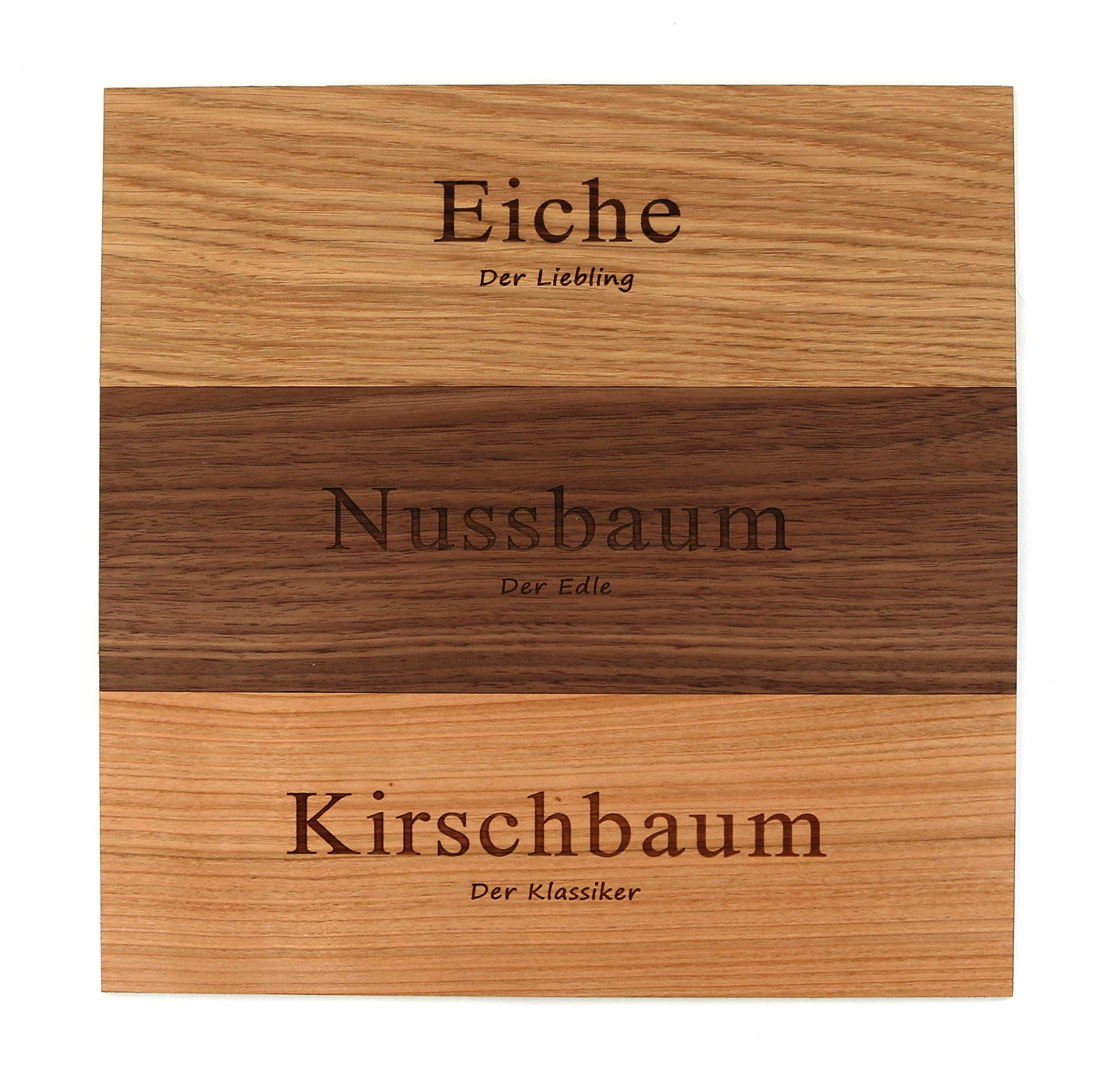 STREIFHOLZ - Visitenkartenetui aus Holz, personalisiert mit Gravur, Kartenetui für 15 Visitenkarten, Visitenkartenhalter als Geschenk für Männer & Frauen