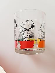 Set 6 Bicchieri In Vetro Peanuts Excelsa 250 Ml – Bicchieri Acqua Trasparenti Con Decoro Snoopy E Amici, Lavabili In Lavastoviglie - 5