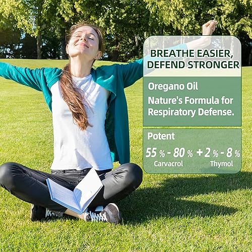 Miniatura 5 de Gomitas de aceite de orégano de 300 mg  Aceite de orégano con 200 mg de aceite de semilla negra + D3 1000 UI  Suplementos masticables de orégano