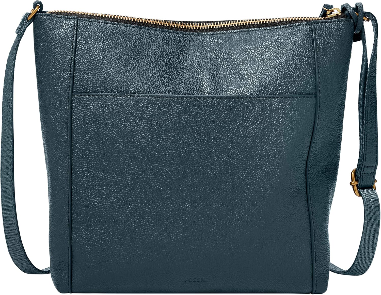 Fossil Women's Tara Leather Crossbody Purse Handbag, Vintage Indigo: Handbags: 