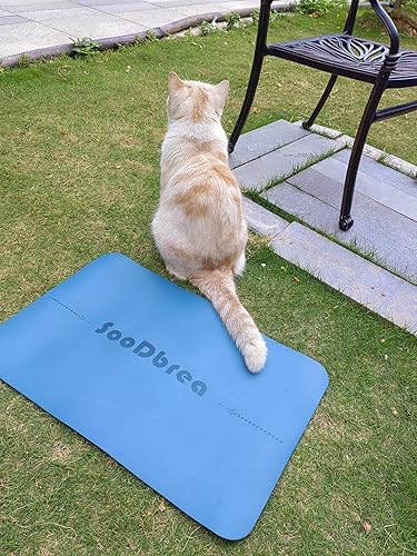 Miniatura 8 de Mini esterilla de yoga, agarre tipo guerrero, antideslizante, sistema de alineación, cabeza, rodilla y codo, alfombrilla de meditación, almohadilla