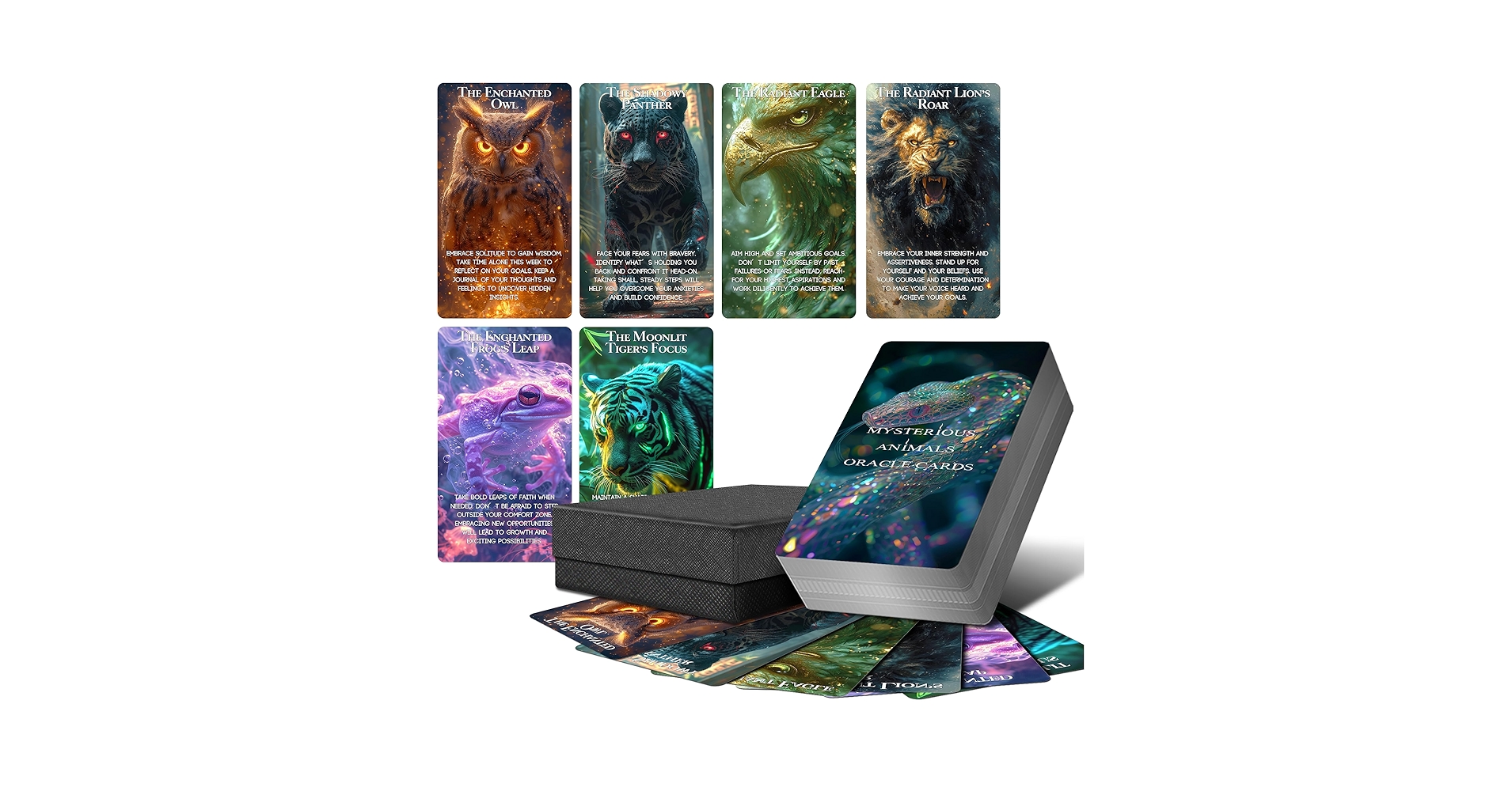 Amazon.com: ZZBUY Animal Spirit Oracle Cards, 54 Animal