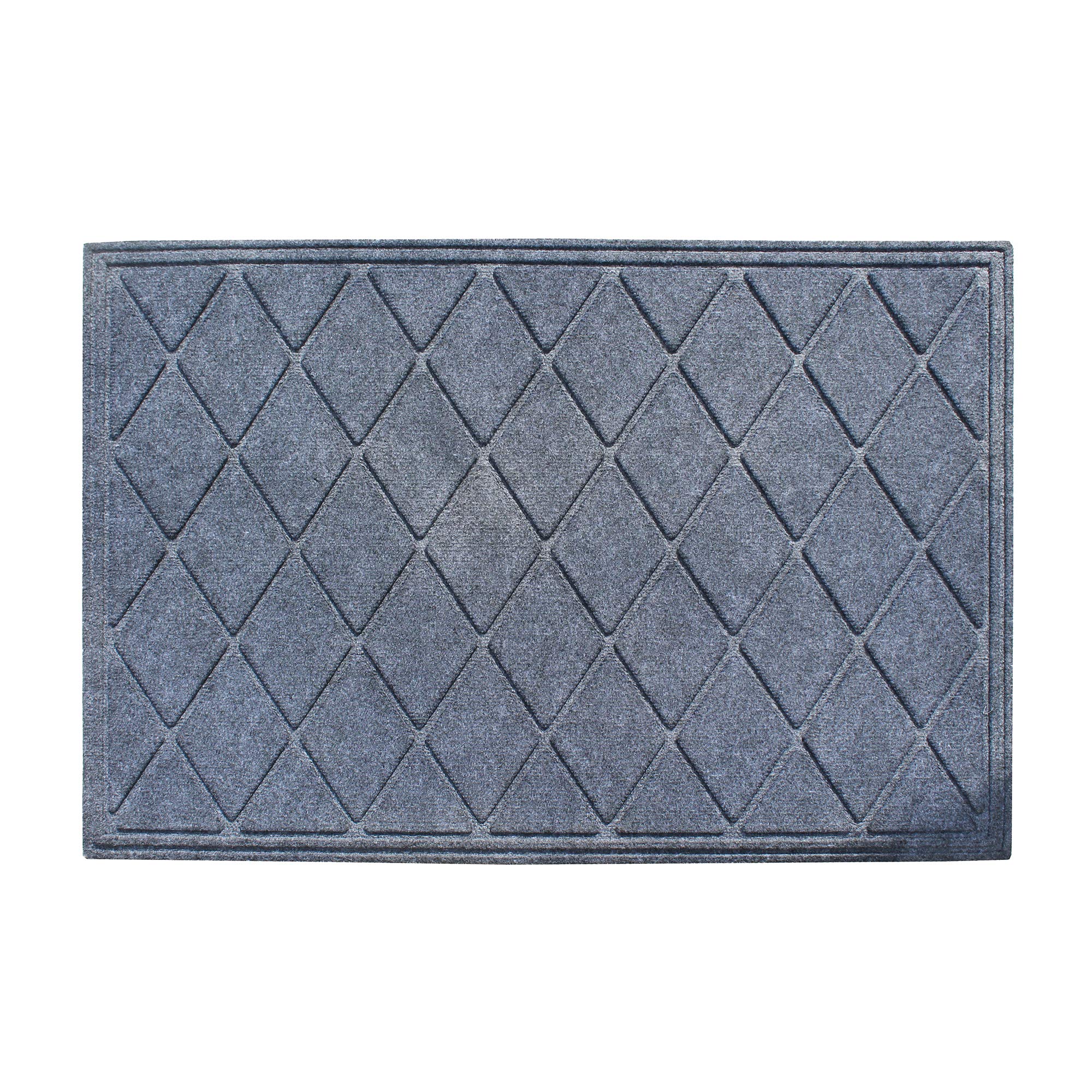 A1HC Durable All Weather Absorbent Doormat, Dries Quickly, Absorbs Up to 2 Cups of Water, Stain and Fade Resistant, Captures Dirt, Indoor and Outdoor Mats, Boot Sc, 24x 36