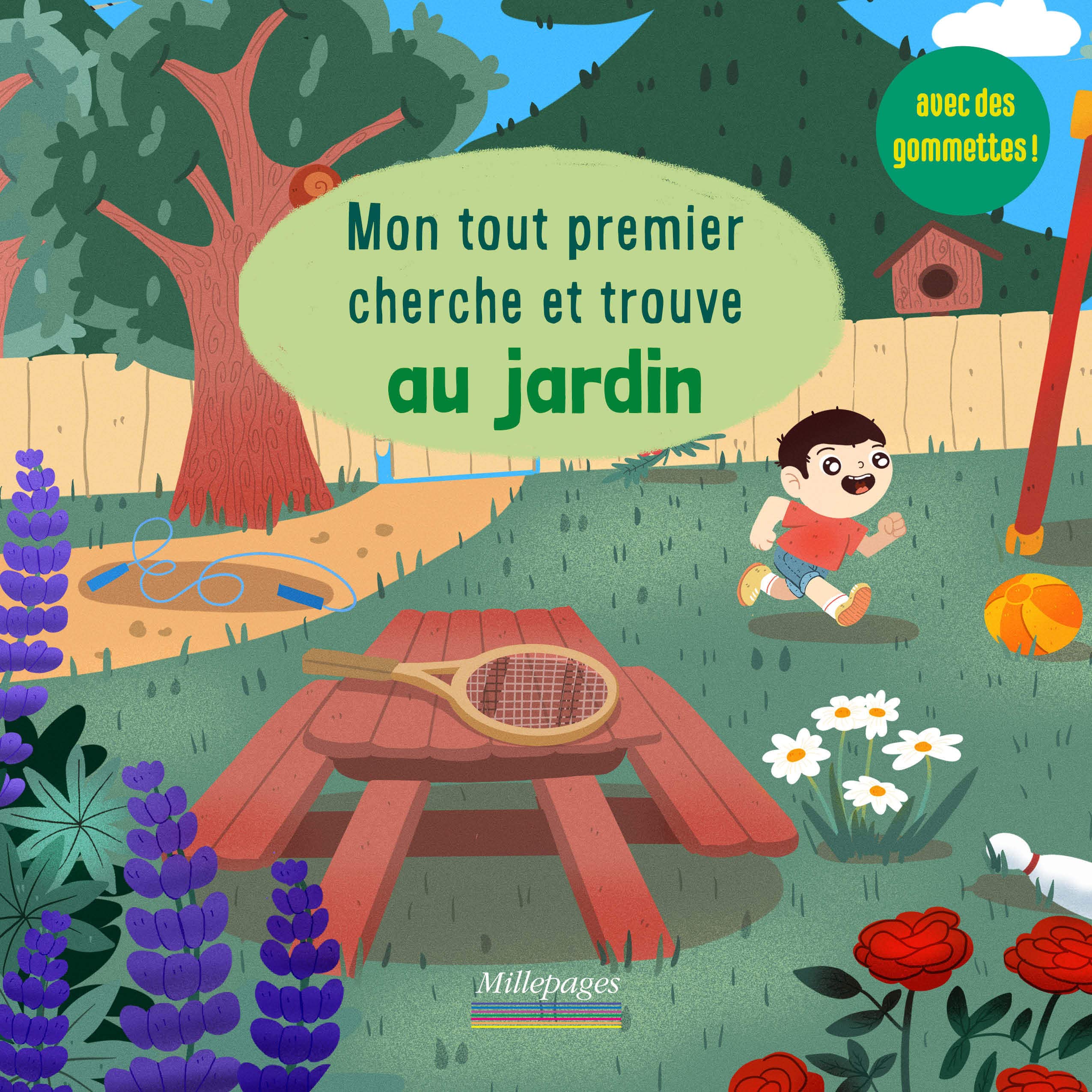 Mon tout premier cherche et trouve au jardin: Avec des gommettes