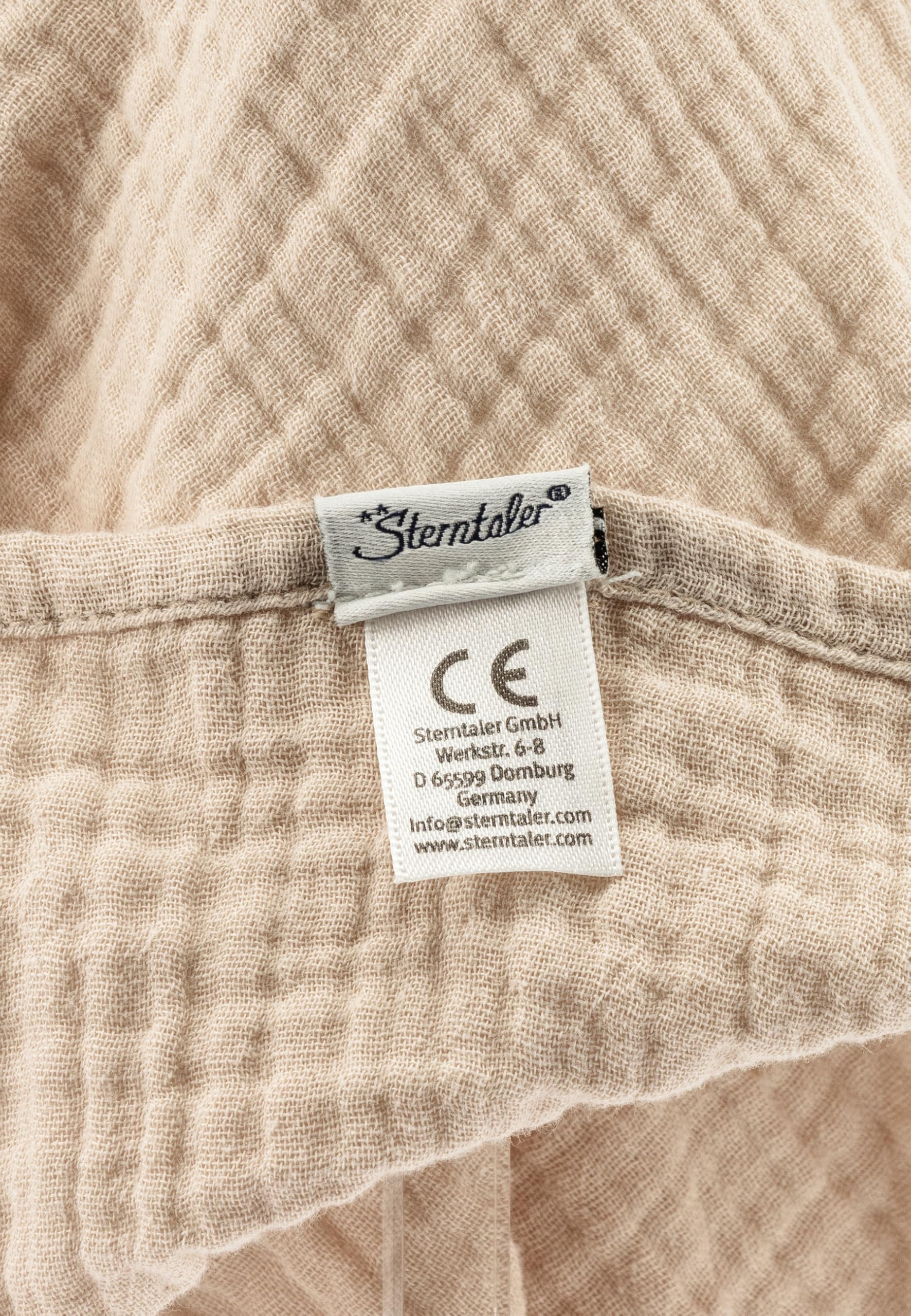 Sterntaler Schmusetuch L Schaf Flocke - Baby Kuscheltuch aus leichtem Musselin - Baby und Kinder Schnuffeltuch aus hochwertigen Materialien - Kuscheltier für zu Hause & Unterwegs, beige