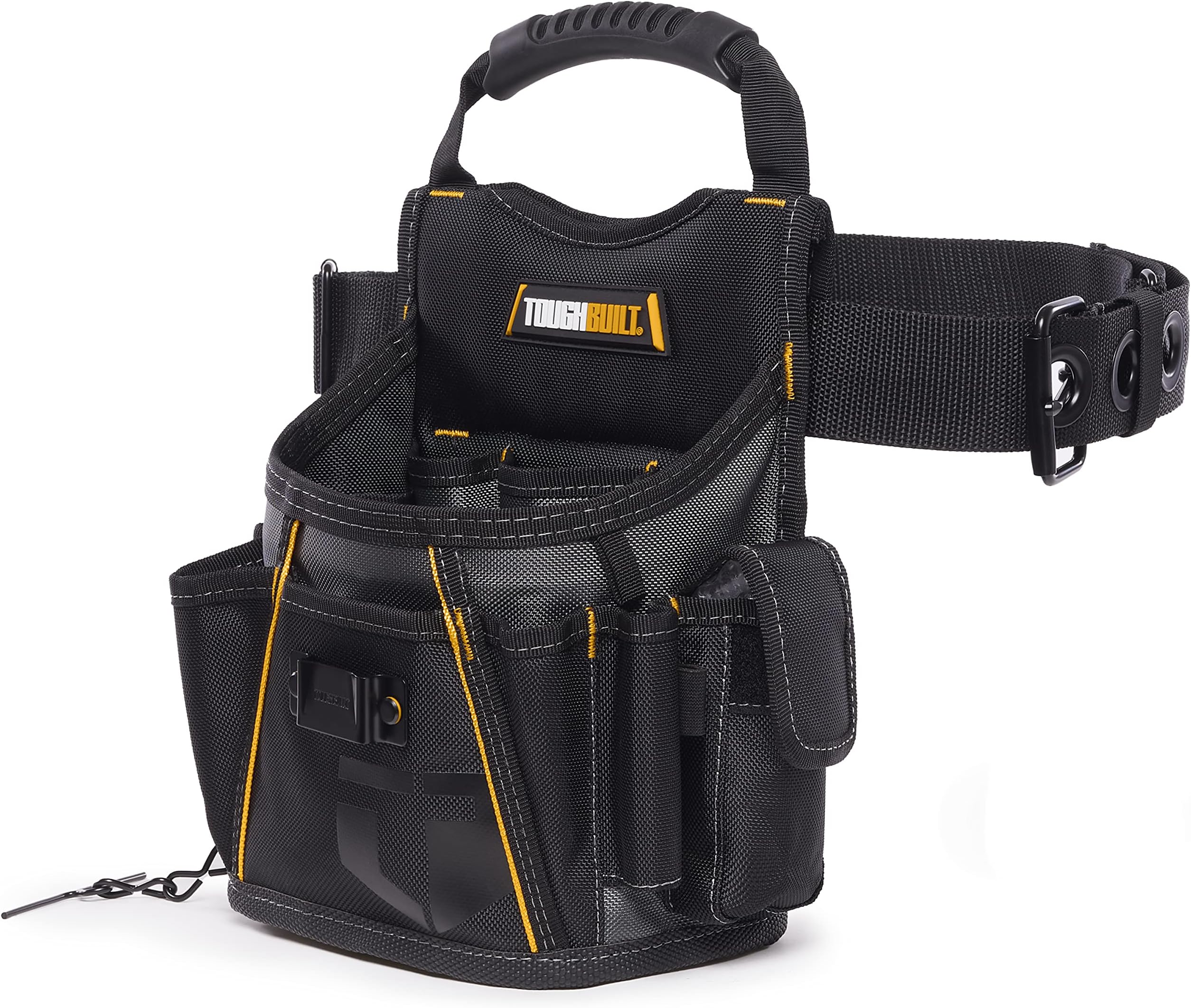 Utility Pouch and Tool Belt - Heavy Duty, Deluxe Premium Quality, Durable - Adjustable Belt Size - (TB-316-2)