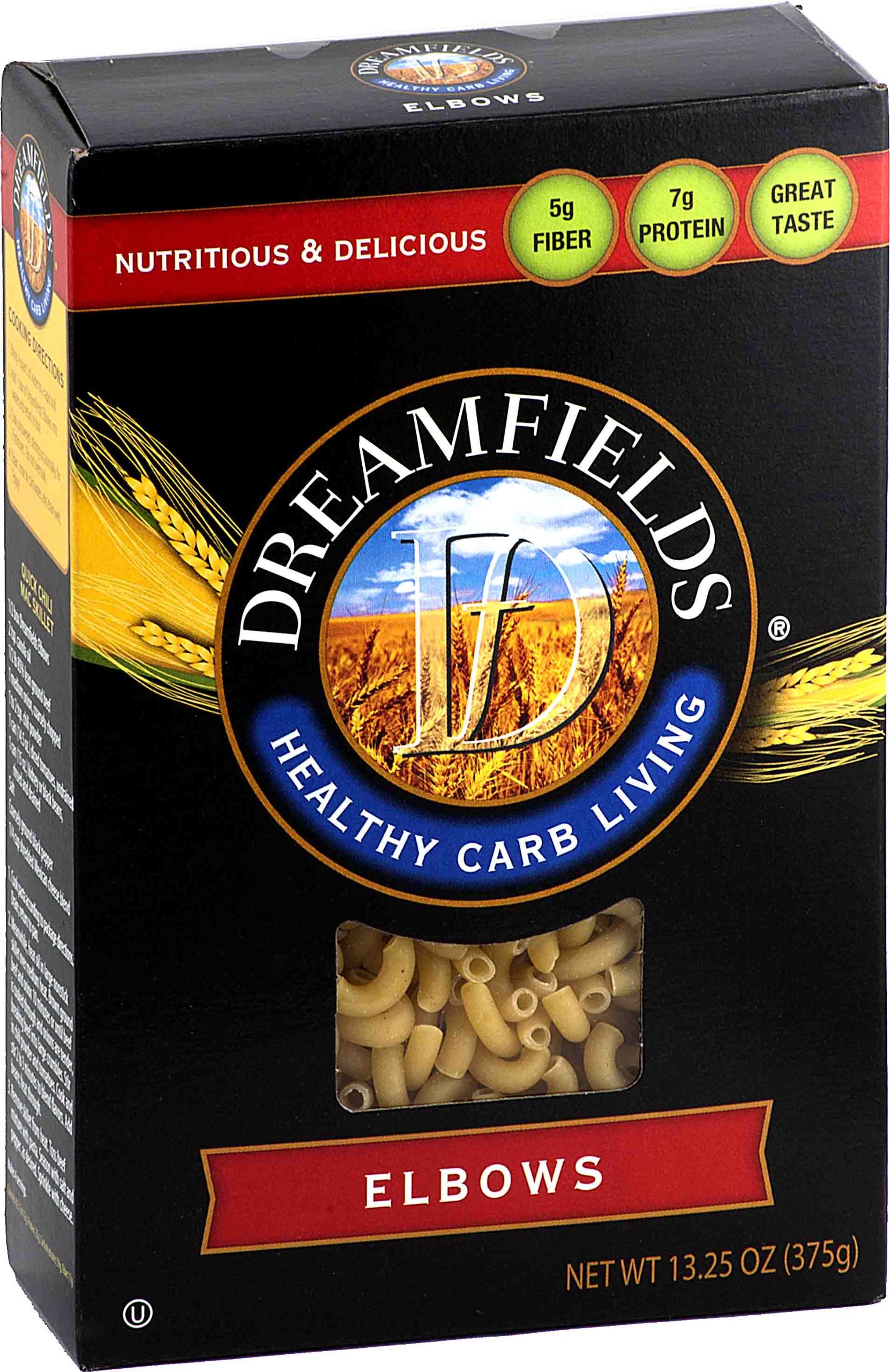 DREAMFIELDSPasta Healthy Carb Living - Elbows - 13.25 ounces