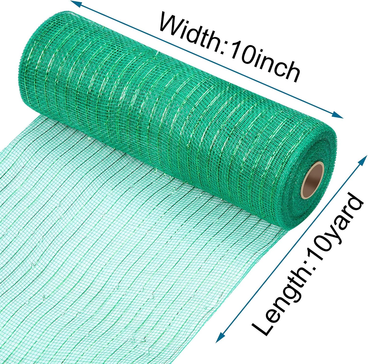 Shappy 3 Roll Mardi Gras Mesh Ribbon for Wreath Poly Burlap Mesh 10 Inch Metallic Ribbon for Mardi Gras Party Decoration(Metallic Foil Yellow, Green Foil, Purple)