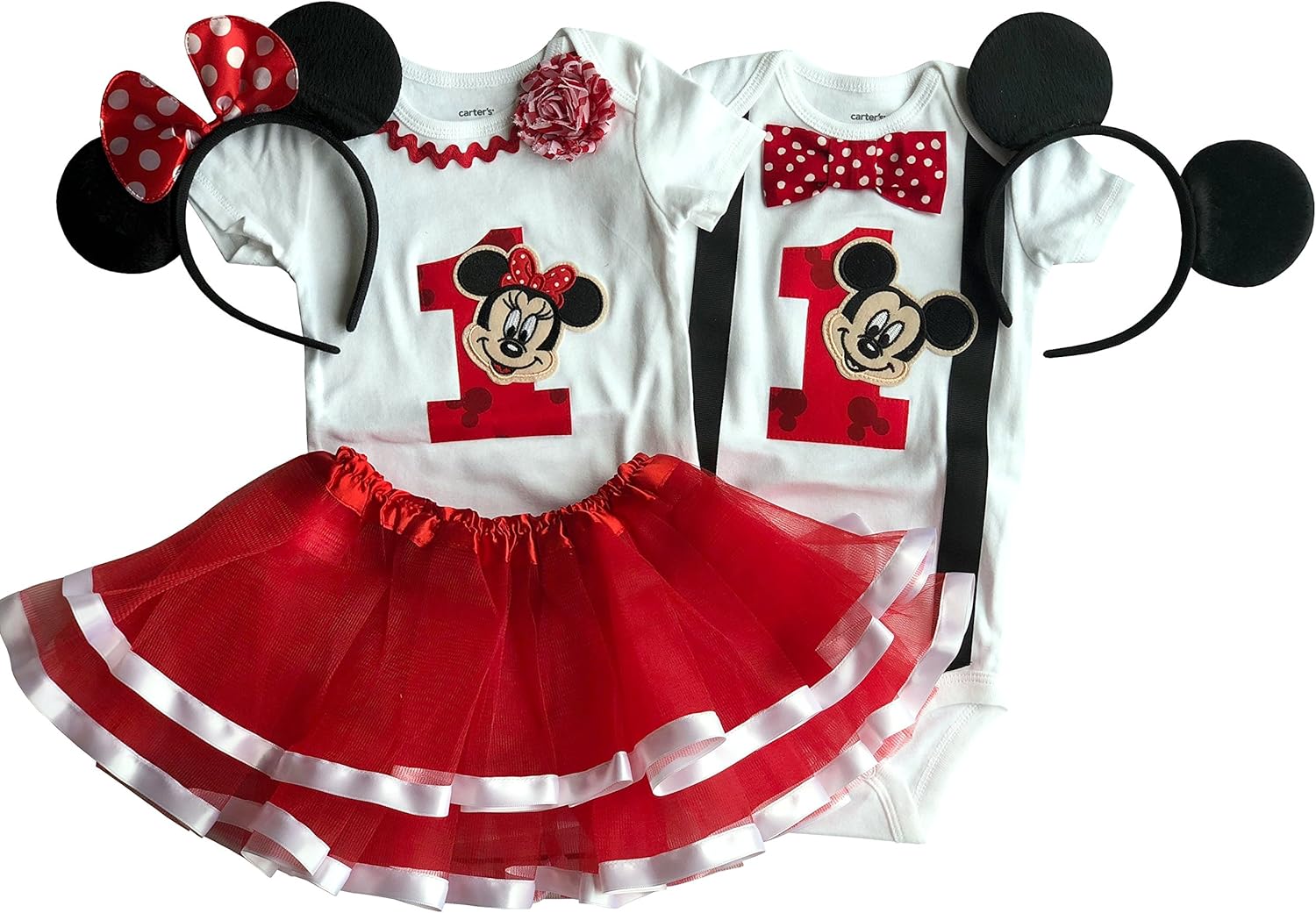Boy Girl Twin Outfits 1st Birthday Twins Baby Pakistan Ubuy
