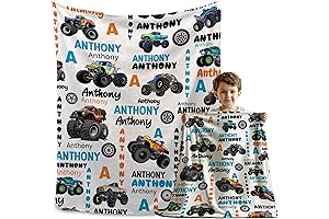 Custom Construction Trucks Blanket: A Personalized Adventure for Boys