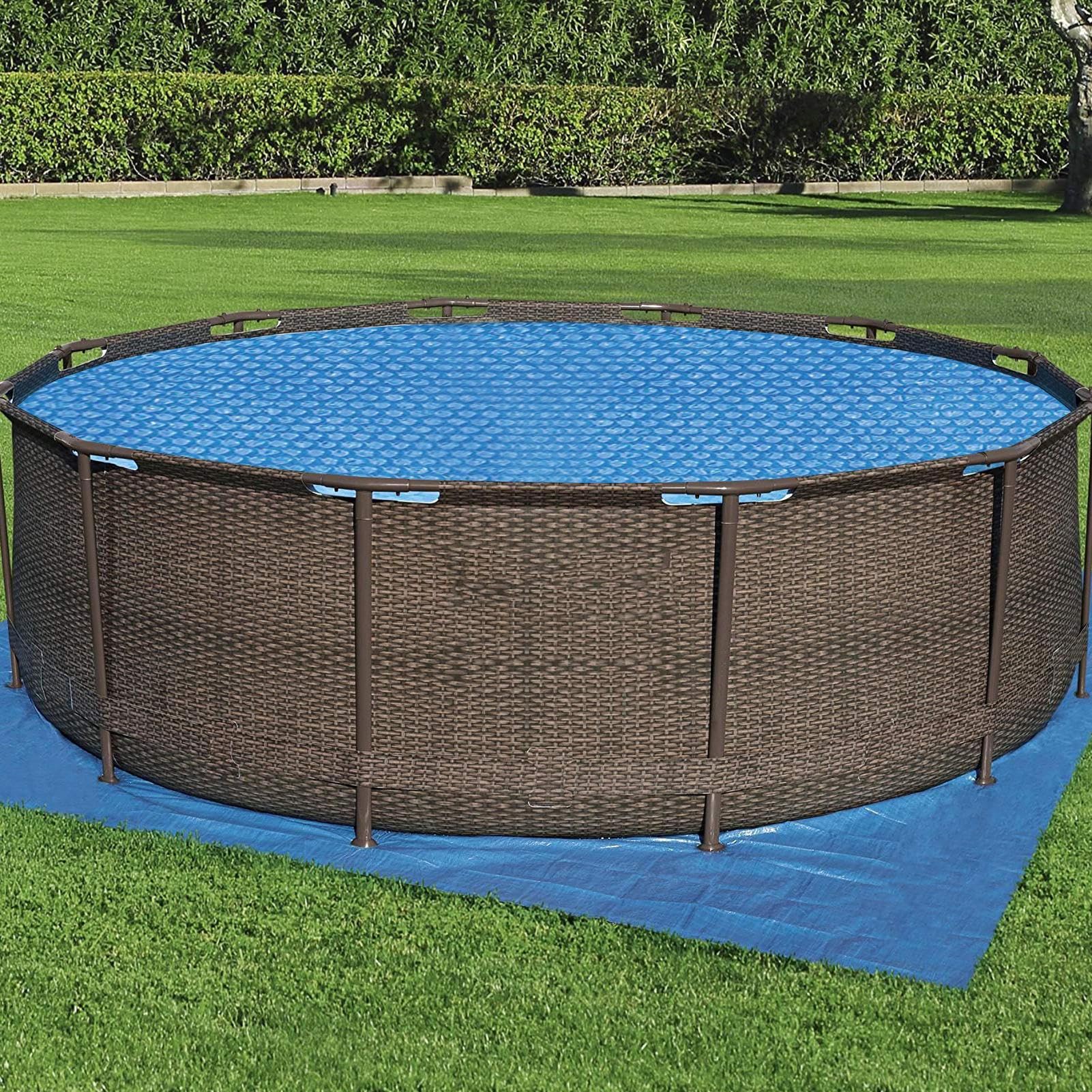Cobertura Solar Para Piscina - Cubierta Solar De Burbujas Para Piscina | Cubierta Solar Para Piscina, De Piscina Solar De Corte Libre Para Reducción De Contaminación Evaporación Reducida