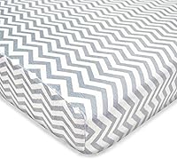 Vista 24 de TL Care Heavenly Soft - Sábana bajera ajustable de felpilla para cuna de 24 x 38 pulgadas, cálida y acogedora, color azul, para niños y niñas, se