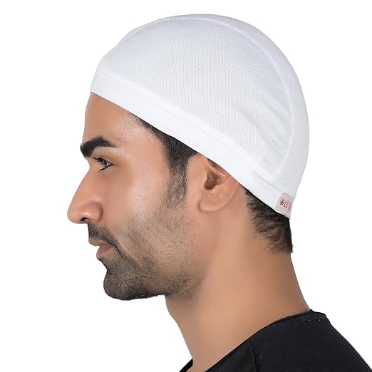 Le Gear Dri-Fit Helmet Skull Cap (White 