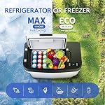 Car Refrigerator for Tesla Model Y 2019~2026, 35QT(33L) Car Fridge 12V Refrigerator for Tesla Model Y Juniper, Portable Freezer Cooler -8℉~50℉ APP Control