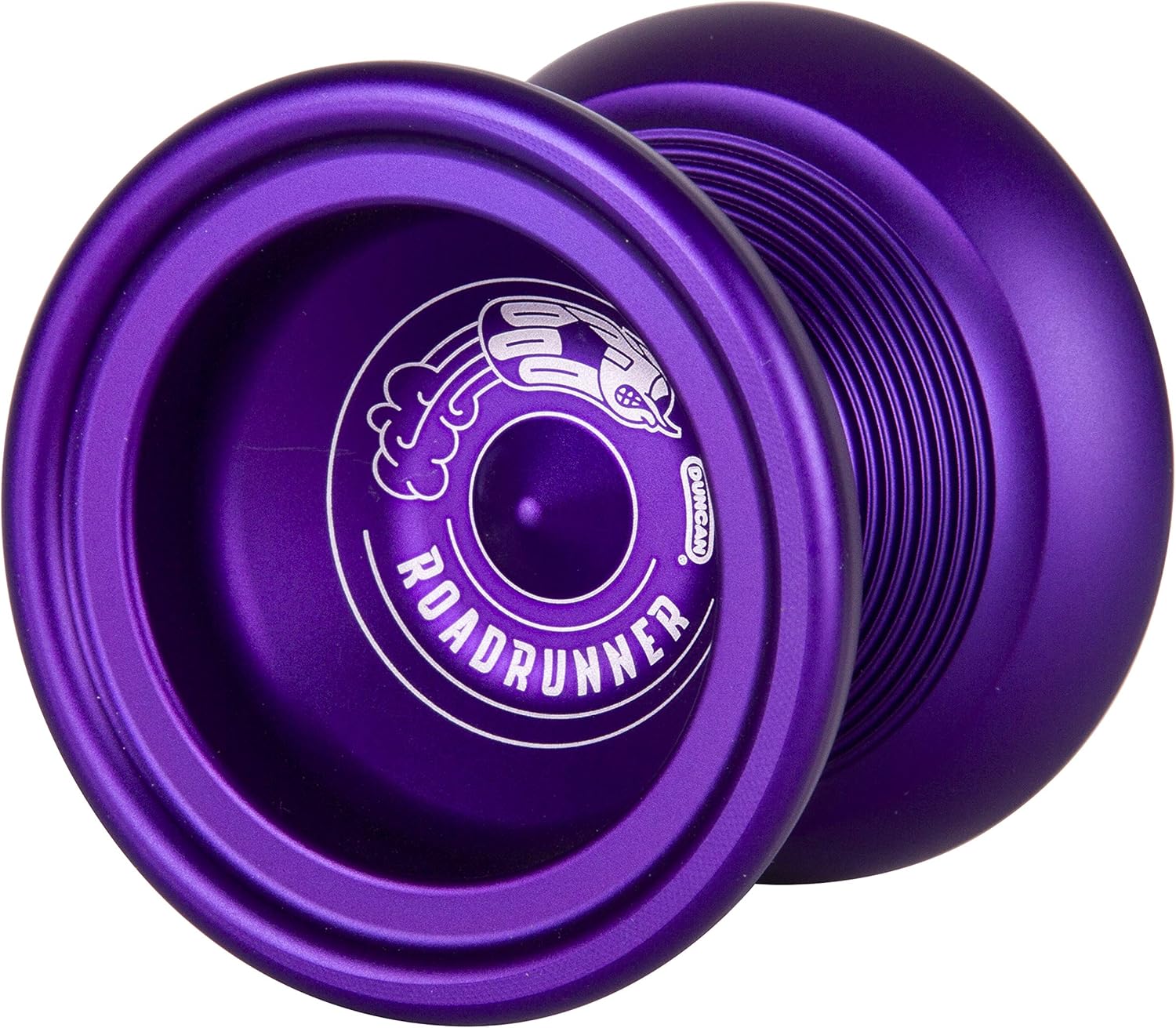 Duncan Toys Roadrunner Yo-Yo, Unresponsive Expert Level Yo-Yo, Concave Bearing and Aluminum Body, Purple