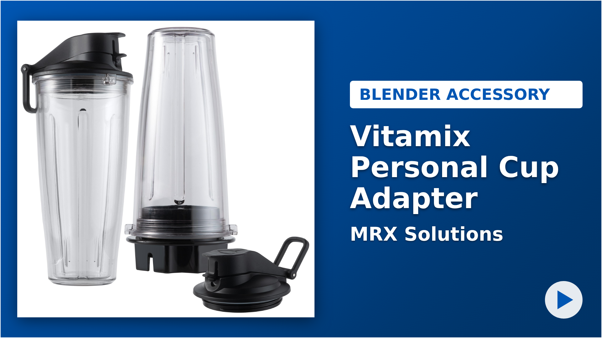 Watch MRX Solutions Personal Cup Adapter for Vitamix Blenders on