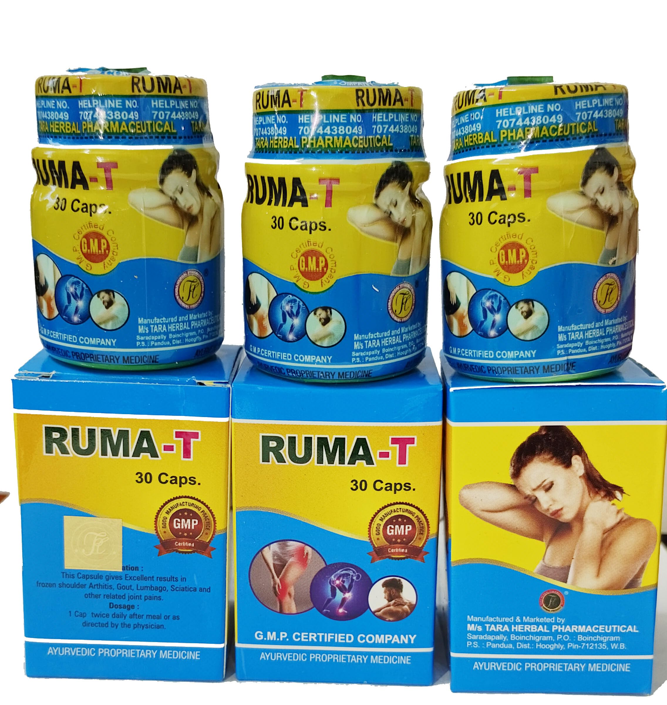Sr Mart Ruma T Capsule (Pack Of 6) - Multicolor