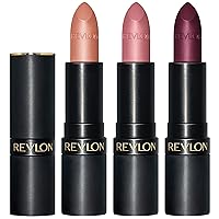 Vista 9 de Revlon Super Lustrous The Luscious Mattes - Lápiz labial de alto impacto con fórmula aterciopelada hidratante, Show Off, 0.74 onzas