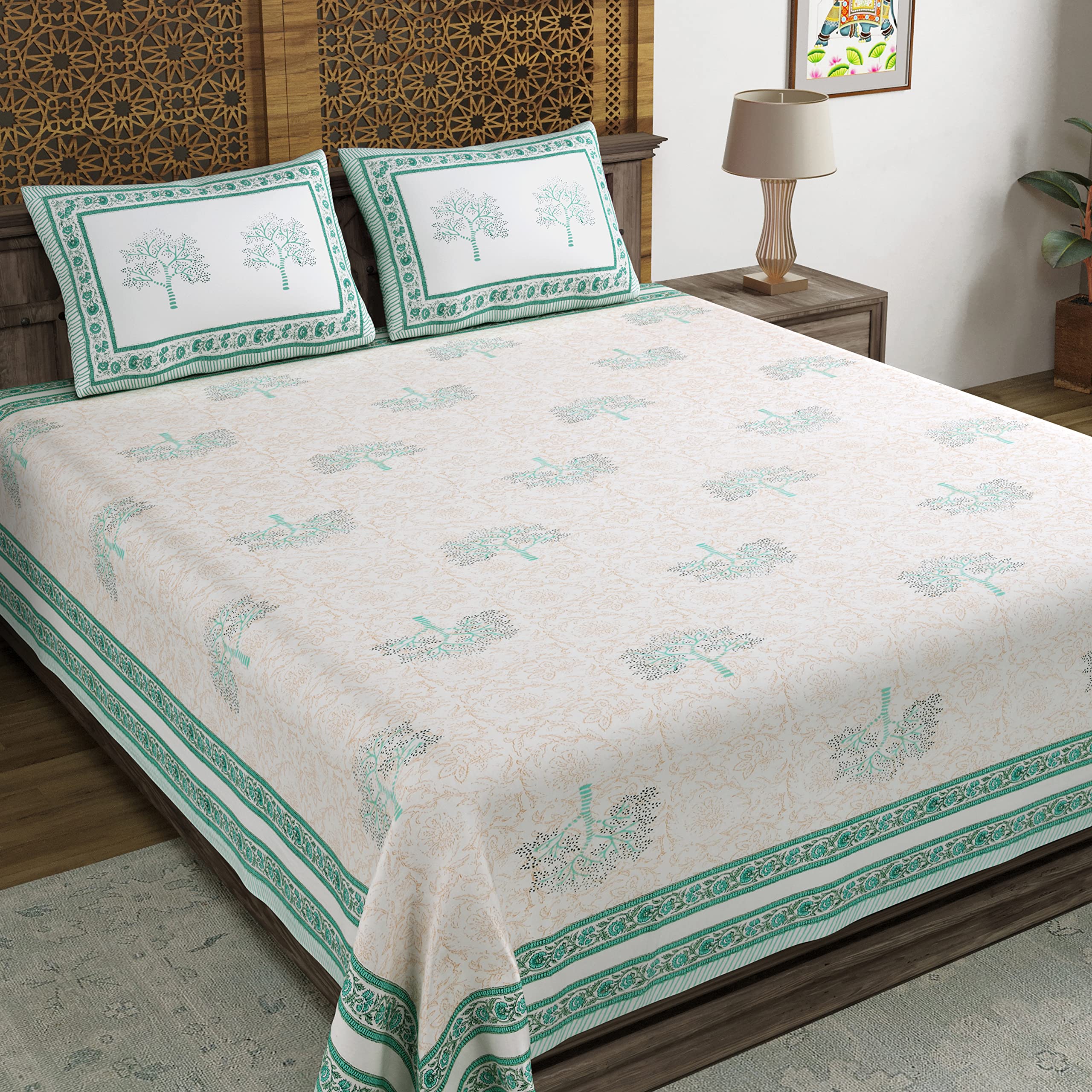 See full amazon price history chart for BLOCKS OF INDIA Hand Block Printed 200 TC Cotton King Size Bedsheet (Turquoise) BLOCKS OF INDIA Hand Block Printed 200 TC Cotton King Size Bedsheet (Turquoise) (B0BHD9QLYG) Amazon Price History, Amazon Price Tracker