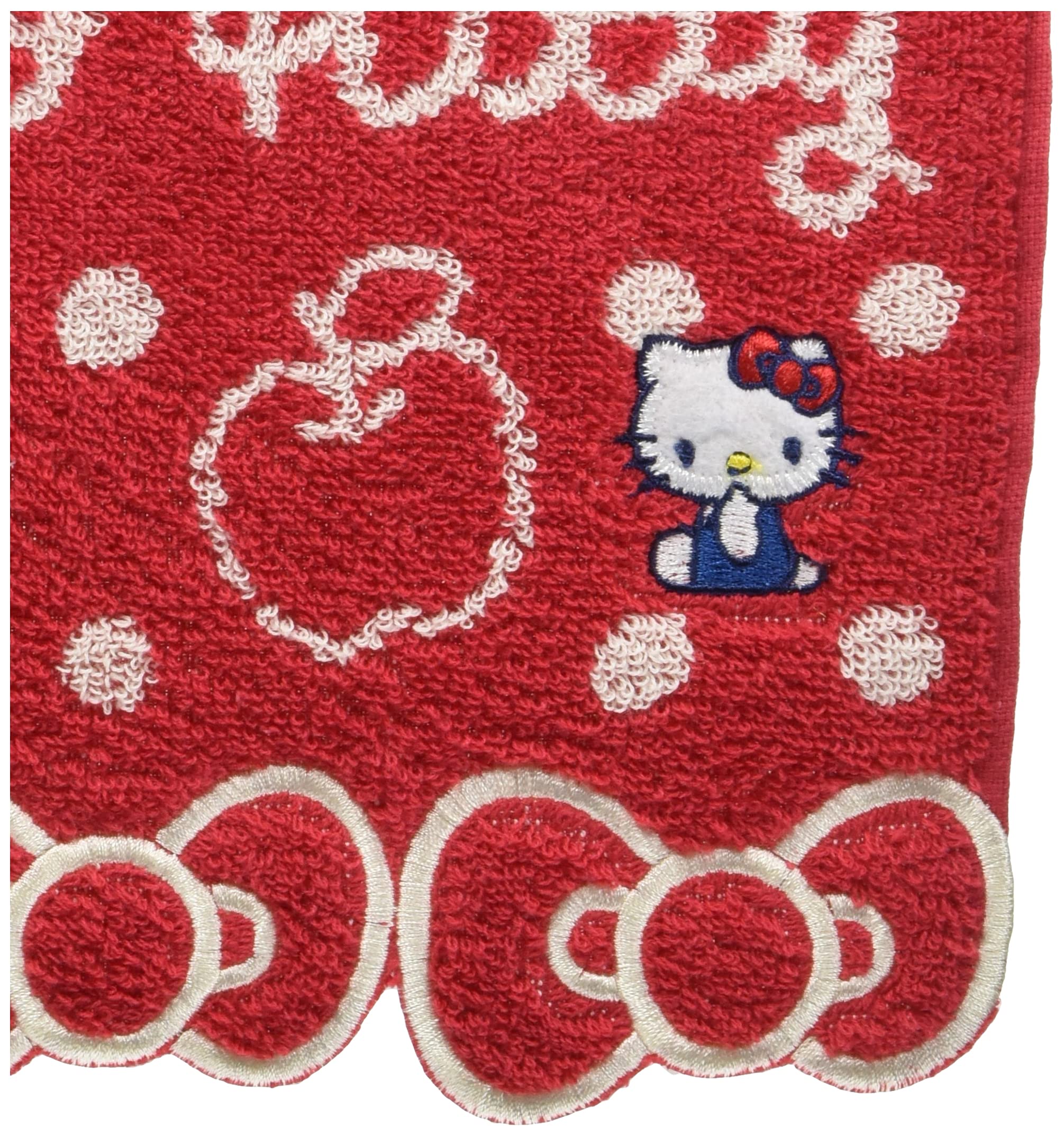 Amazon｜丸眞 ハンドタオル サンリオ ハローキティ 25×25cm ラブリー